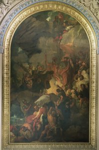 San Paolo salvato da un naufragio al largo di Malta, pala d